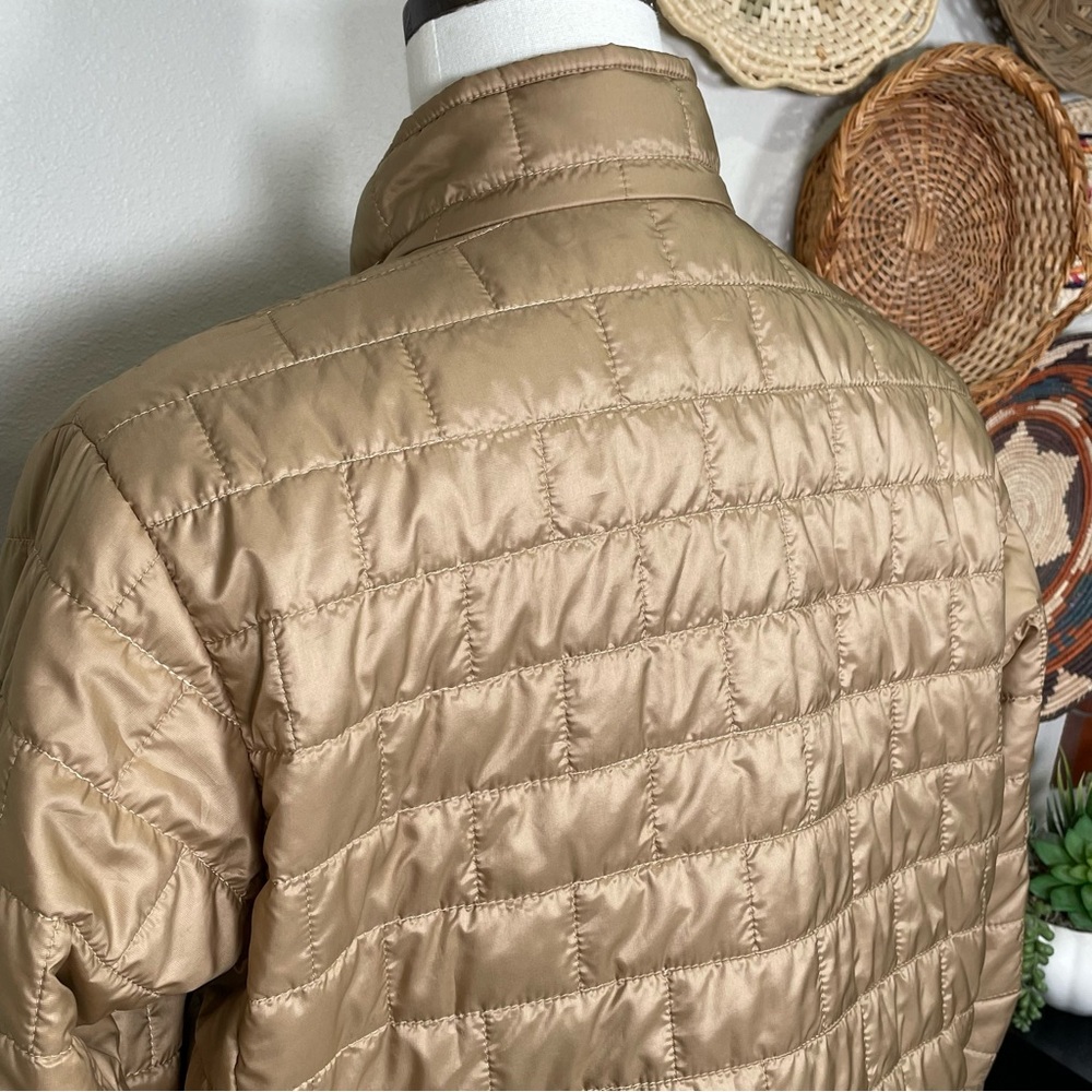 Patagonia Nano Puff Jacket Gold 1/2 Zip Quilted Puffer Pullover Coat Men's Large - Picture 6 of 16